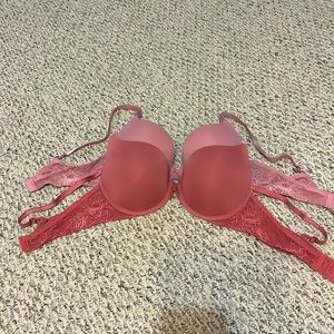 Two Victoria secret bras size 34 D